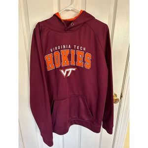 Virginia Tech Hokies Colosseum Pullover Hoodie - Marion/ Orange‎ Size XXL